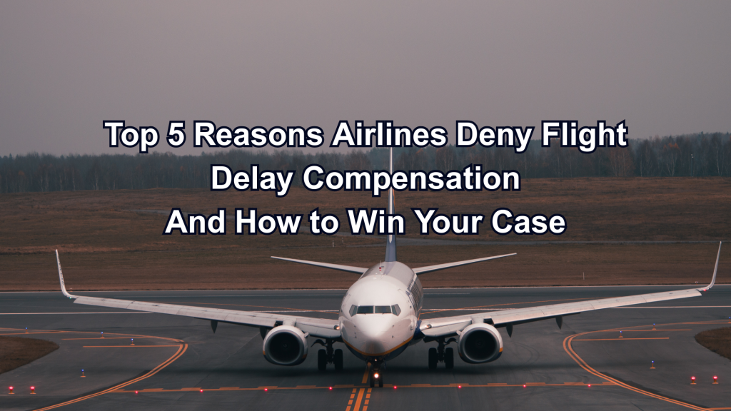 Top 5 Reasons Airlines Deny Flight Delay Compensation